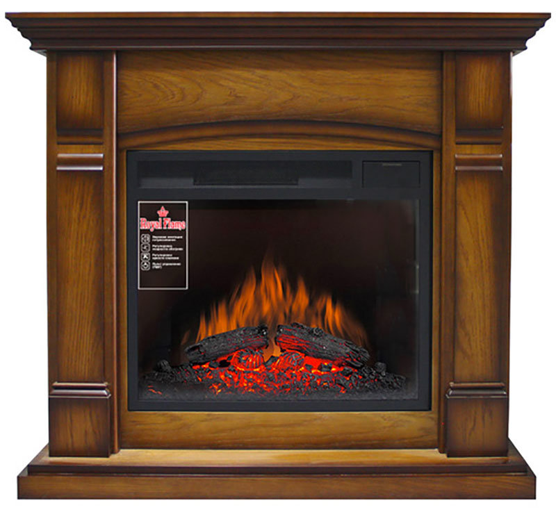 Портал электрокамина Royal Flame Manchester - Дуб антик