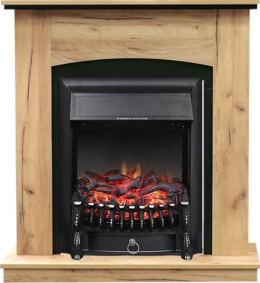 Каминокомплект Royal Flame Barcelona (разборный) - Дуб золотой с очагом Fobos FX Black