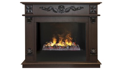 Камин электрический RealFlame Philadelphia 25,5/26 DN с очагом 3D Cassette 630 + Black вставка