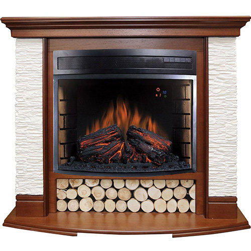 Портал Dimplex Country - Орех/Сланец белый