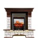 Каминокомплект Royal Flame Pierre Luxe угловой - Темный дуб / Белый с очагом Fobos FX M Black