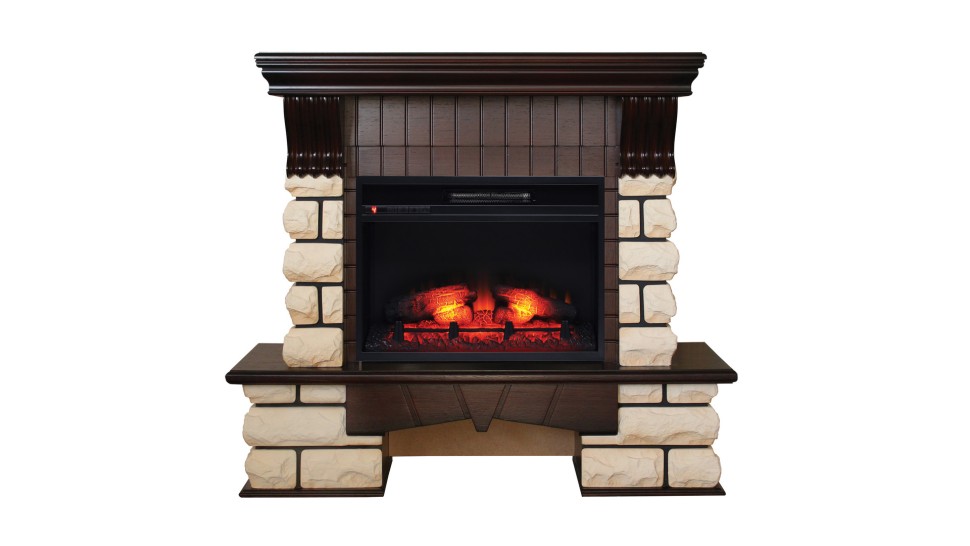 Камин Kavkaz AO c очагом Eridan 24