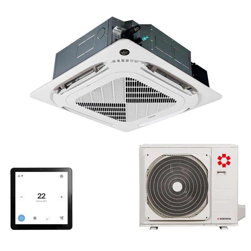 Kentatsu KSVB105HZRN1W/KSUNB105HZRN1/KPU95-DR кассетный кондиционер