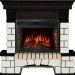Каминокомплект Royal Flame Pierre Luxe - Белый / Венге с очагом Dioramic 25 LED FX