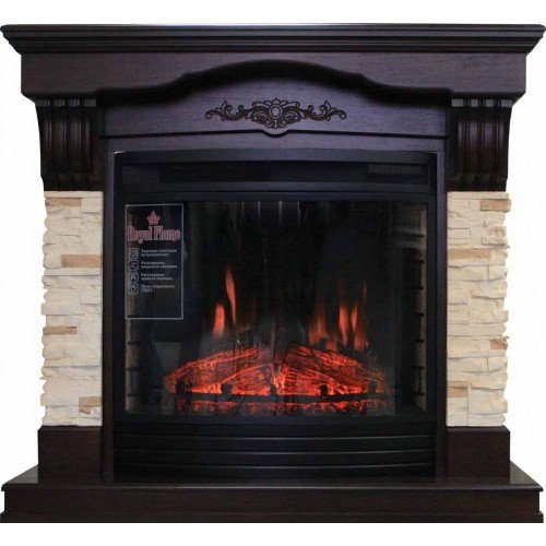 Портал электрокамина Royal Flame Malta Dioramic 28 FX сланец/венге