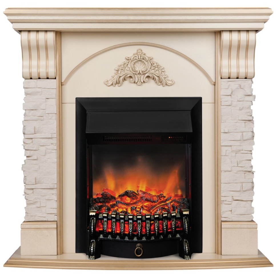 Камин электрический Athena WT с Fobos Lux S BL