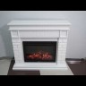 Портал Firelight Forte 25S камень белый, темный дуб