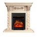 Каминокомплект Royal Flame Luxemburg (каменный) - Сланец/Cлоновая кость очаг Majestic FX Black
