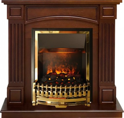 Каминокомплект Dimplex Boston - Темный дуб (Высота 925см) с очагом Atherton