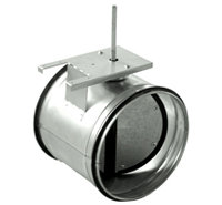 Воздушный клапан для круглых воздуховодов Shuft серии DCGA 315