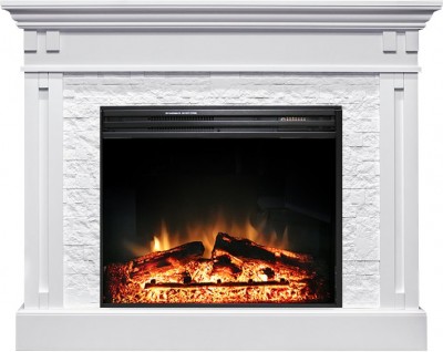 Каминокомплект Royal Flame Cambridge - Белый с очагом Jupiter FX New