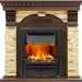 Каминокомплект Dimplex Dublin - Темный дуб / Сланец с очагом Brookline Black