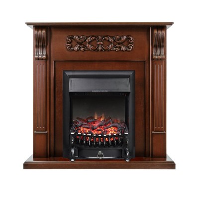 Каминокомплект Royal Flame Venice - Махагон коричневый антик с очагом Fobos FX Black
