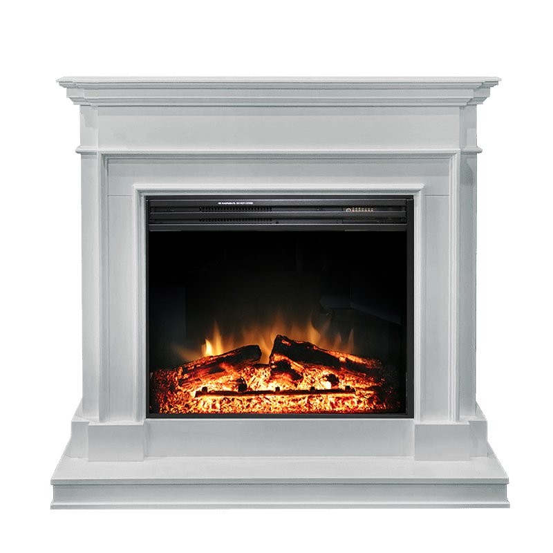 Каминокомплект Royal Flame Newport - Белый с очагом Jupiter FX New