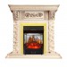 Каминокомплект Royal Flame Luxemburg (каменный) - Сланец/Cлоновая кость очаг Majestic FX M Brass
