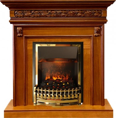 Каминокомплект Dimplex Valletta - Орех с очагом Atherton