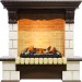 Каминокомплект Dimplex Pierre Luxe угловой - Темный дуб / Шампань h=1035 Cassette 600 LNH-INT дрова