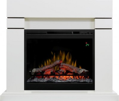 Каминокомплект Dimplex Lindos - Белый (Высота 985мм) с очагом Symphony 26'' DF2624-L