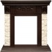 Каминокомплект Royal Flame Luxemburg (каменный) - Сланец/Темный дуб с очагом Aspen Black