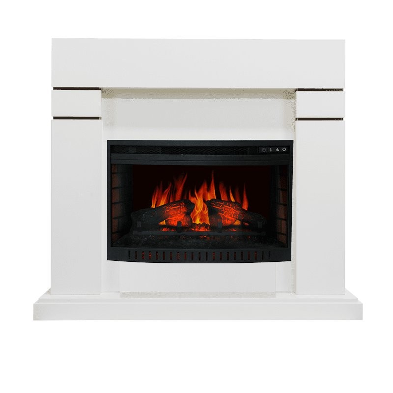 Каминокомплект Royal Flame Lindos - Алебастр (Высота 915 мм) с очагом Dioramic 26 LED FX