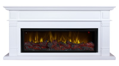 Камин электрический RealFlame Islandia WT с очагом Beverly