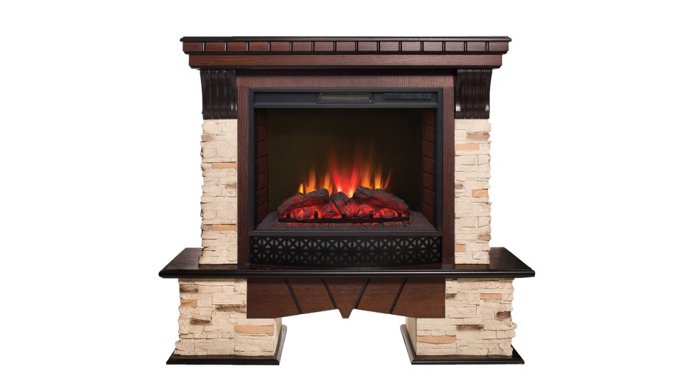 Камин Rockland 25,5 AO с очагом Sparta 25,5 LED