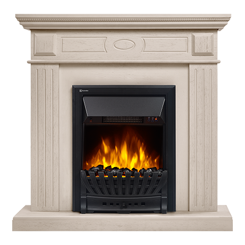 Портал Firelight Bianco Classic беленый дуб