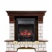 Каминокомплект Royal Flame Pierre Luxe - Темный дуб / Белый с очагом Fobos FX Black