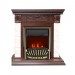 Каминокомплект Royal Flame Luxemburg (каменный) - Сланец/Темный дуб с очагом Aspen Gold