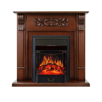 Каминокомплект Royal Flame Venice - Махагон коричневый антик с очагом Majestic FX Black