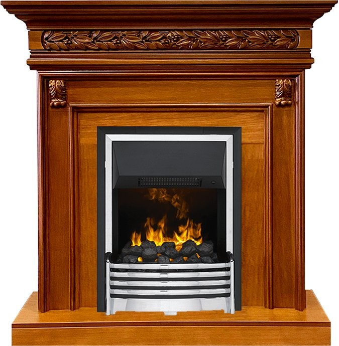 Каминокомплект Dimplex Valletta - Орех с очагом Flagstaff