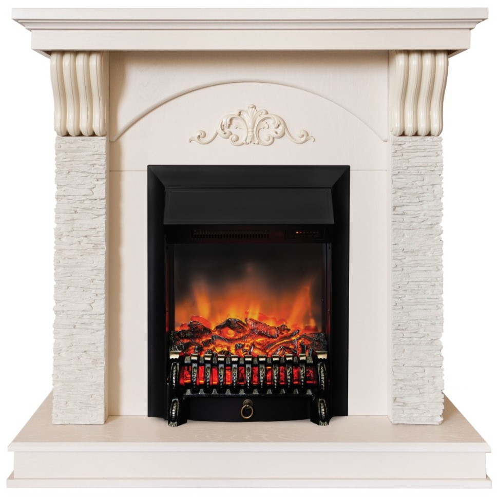 Камин Corfino WT с Fobos Lux BR S/ BL S