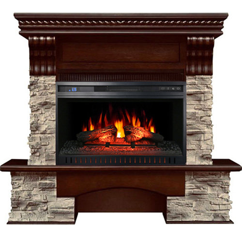 Портал электрокамина Royal Flame Aberdeen Vision 26 FX сланец/темный дуб