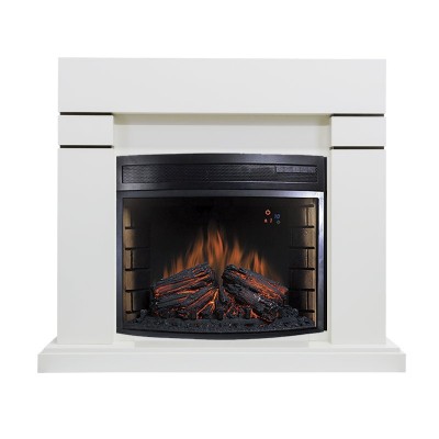 Каминокомплект Royal Flame Lindos - Белый с очагом Dioramic 28 LED FX