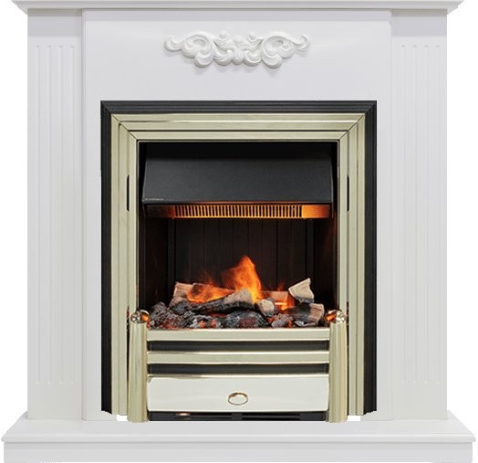 Каминокомплект Dimplex Lumsden - Белый дуб с очагом Cavendish