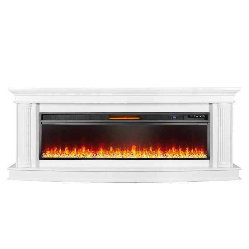 Каминокомплект Royal Flame Roma 60 - Белый с очагом Vision 60 LED