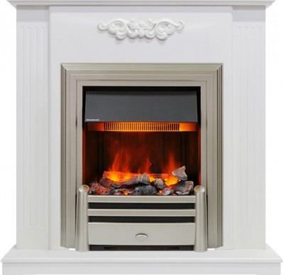 Каминокомплект Dimplex Lumsden - Белый дуб с очагом Chesford