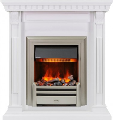 Каминокомплект Dimplex Orlean - Белый дуб с очагом Chesford