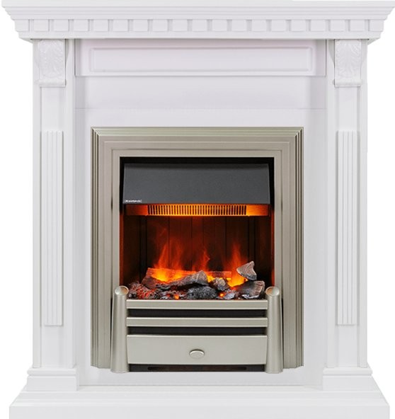 Каминокомплект Dimplex Orlean - Белый дуб с очагом Chesford