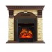 Каминокомплект Royal Flame Dublin угловой - Темный дуб / Сланец с очагом Majestic FX Black