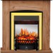 Каминокомплект Royal Flame Barcelona (разборный) - Дуб табачный с очагом Fobos FX M Brass