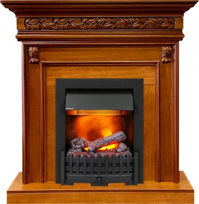 Каминокомплект Dimplex Valletta - Орех с очагом Danville Black FB2