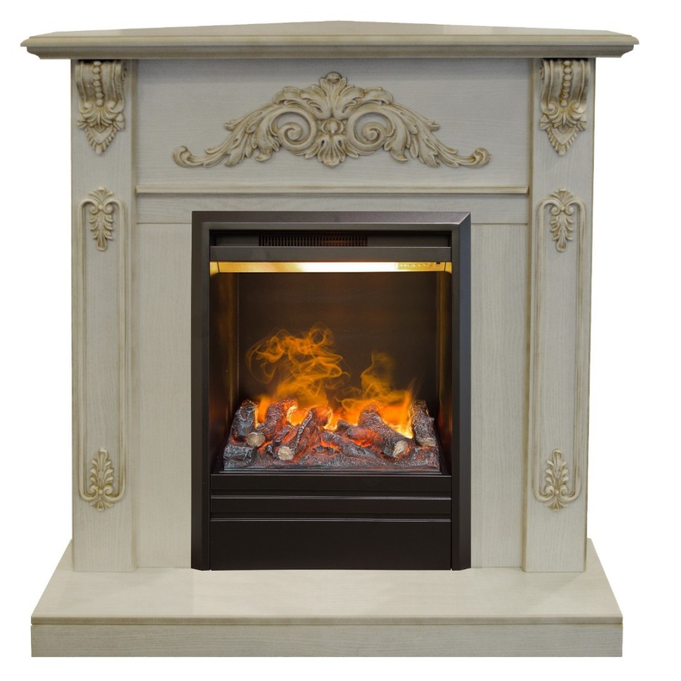 Камин Anita Corner (угловой) WT с Olympic 3D