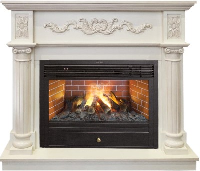 Камин электрический RealFlame Silvia 26 WT с Novara 26 3D