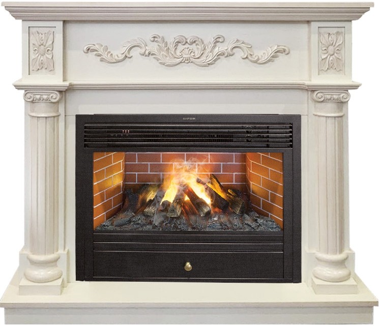 Камин Silvia 26 WT с Novara 26 3D