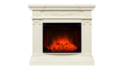 Камин электрический RealFlame Riviera 25,5 WT с очагом Evrika 25,5