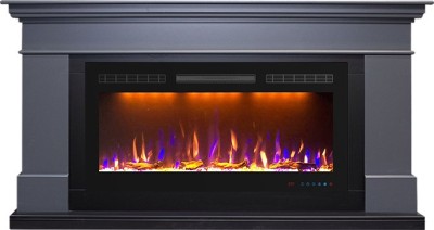 Каминокомплект California - Серый графит (Высота 850 мм) с очагом Crystal 36 RF