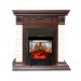Каминокомплект Royal Flame Luxemburg (каменный) - Сланец/Темный дуб с очагом Majestic FX M Black