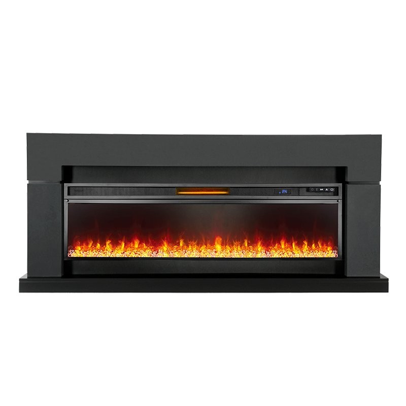 Каминокомплект Royal Flame Lindos Graphite Grey (линейный) с очагом Vision 60 LED
