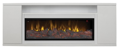 Камин электрический RealFlame BERGEN WT с очагом Beverly 1000